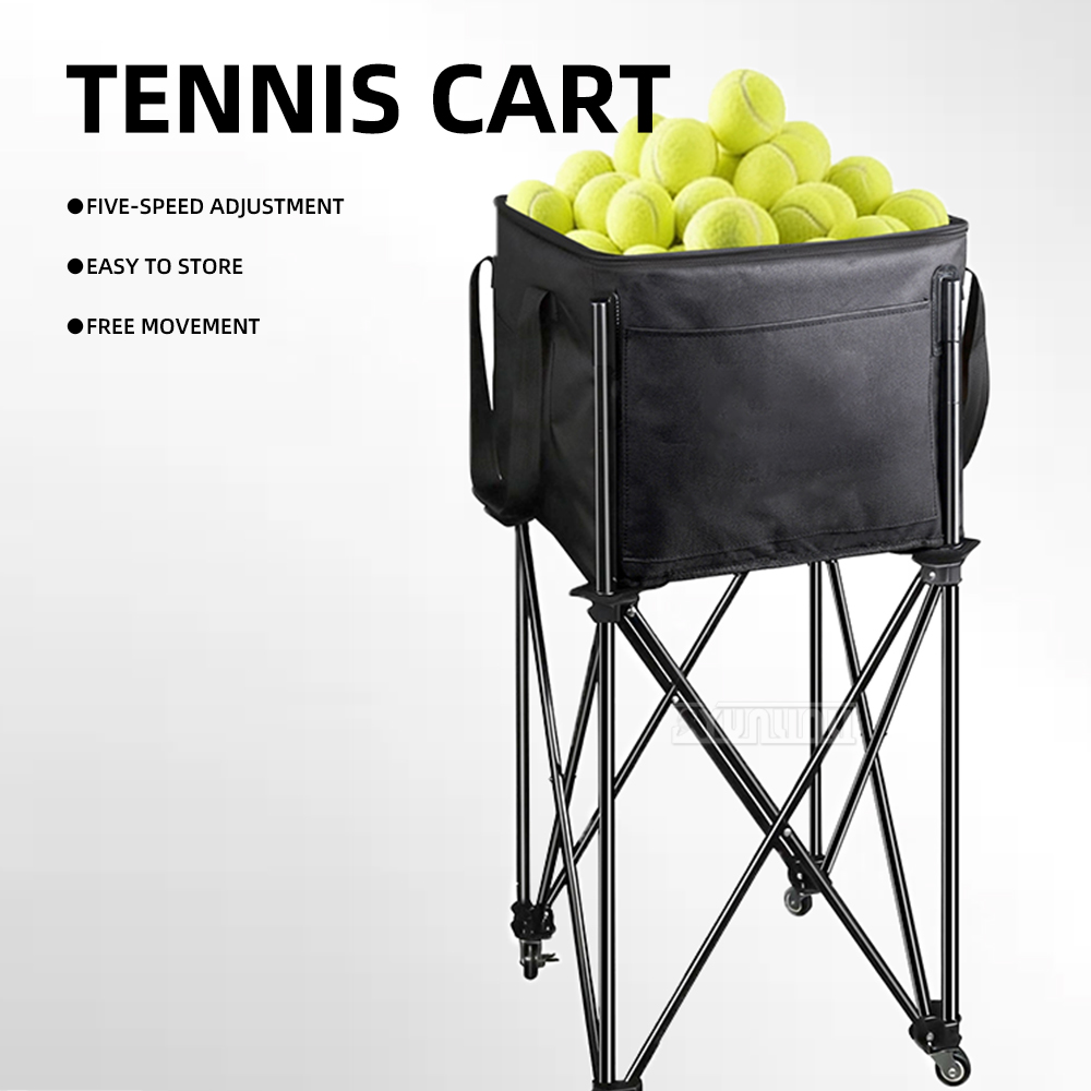 Sports Equipment Wagon - ​ Carrello Portapalle da Tennis Regolabile