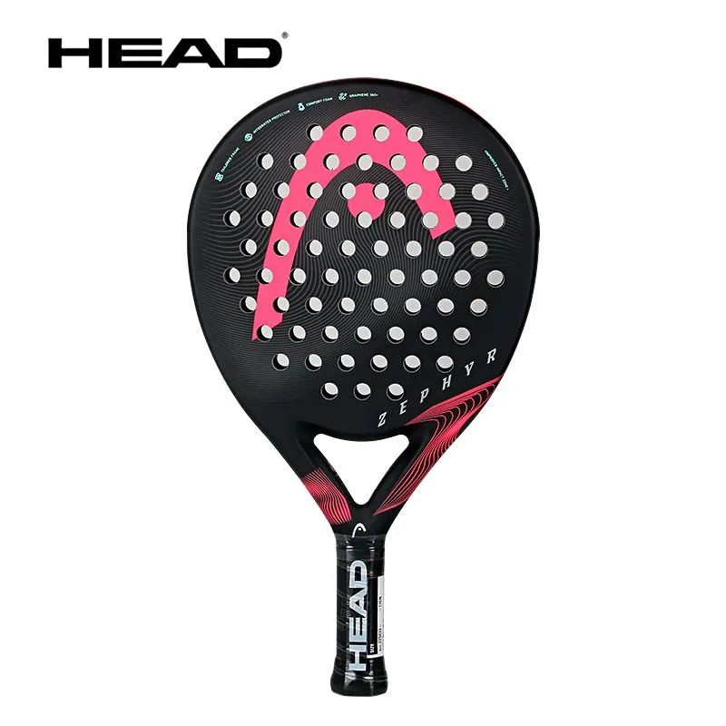 Badminton Racket Carbon - Piastra HEAD Racchetta da tennis Fibra