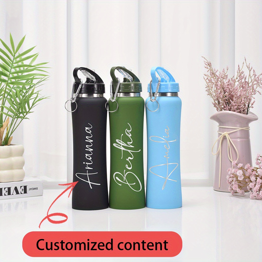 Sports Equipment And Names - Borraccia in Acciaio Inox con Nome