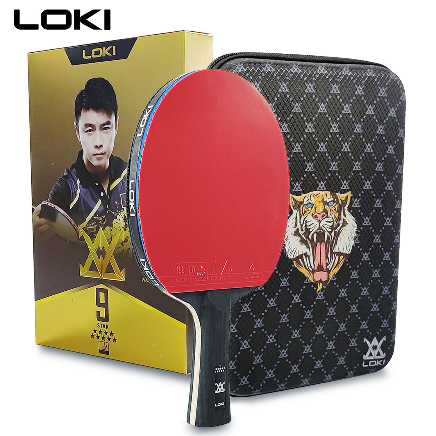 LOKI Racchetta da ping pong a  - Badminton Racket Carbon recensione e prezzo