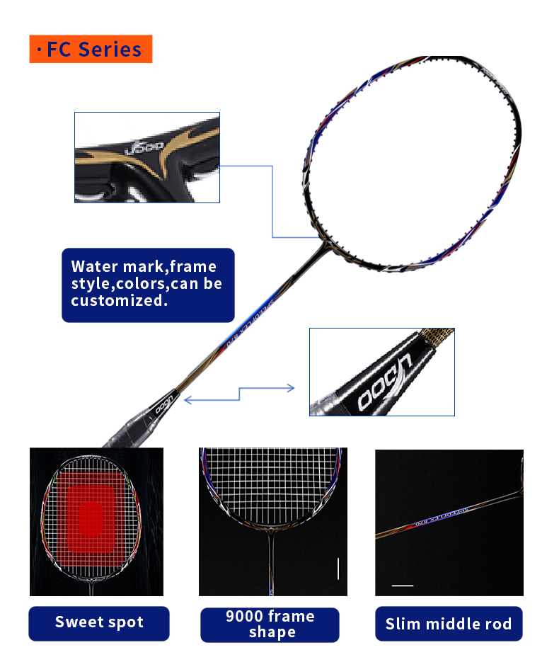 Racchetta da badminton G5 grip - Badminton Racket Carbon recensione e prezzo