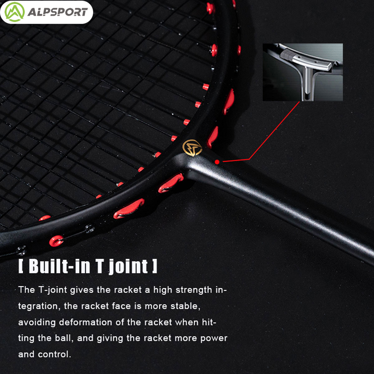 Alpsport MH-V5 5U 75g Ondulato - Badminton Racket Carbon recensione e prezzo