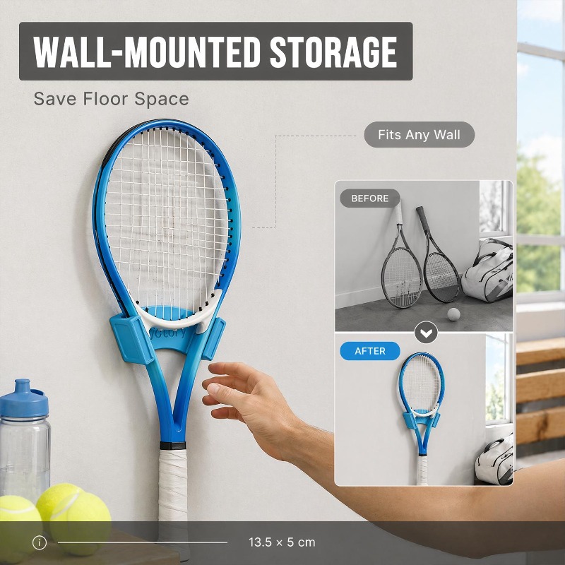 Supporto da Parete per Racchet - Sports Equipment Wagon recensione e prezzo